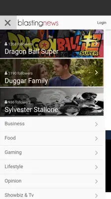 Blasting News android App screenshot 4